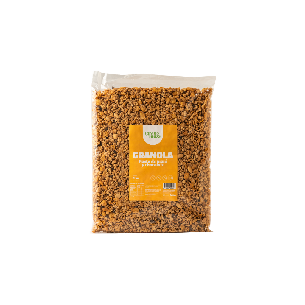 Granola Pasta de Maní y Chocolate 1kg - GranoMax